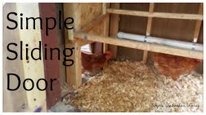 It's been 4 years now since i built this chicken coop door and it's still going strong! Chicken Coop Sliding Door Youtube