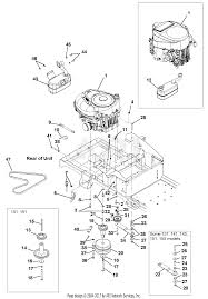 If the model & type numbers on your briggs & stratton engine are only 9 characters, please enter a 0 (zero) at the beginning of the. Ariens 915151 000101 Briggs Stratton 34 Mower Parts Diagram For Engine Exhaust Belts And Idlers