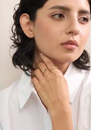 Multi Stone Ring Gold