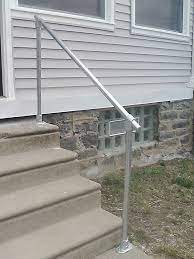 Surface 29 Outdoor Stair Railing Easy Install Handrail Simplified Building Outdoor Stair Railing Outdoor Handrail Handrails For Concrete Steps