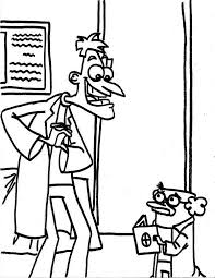 You need to use these picture for backgrounds on pc with best quality. Dr Doofenshmirtz And Agent P As Doctor In Phineas And Ferb Coloring Page Kids Play Color