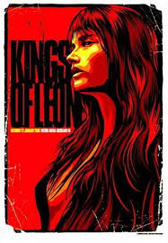 Kings Of Leon New Zeakand Concert Poster By Ken Taylor Sold Out Kings Of Leon Concert Posters Gig Posters