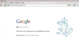 This may be due to the server being overloaded or down for. Ck Google Can Also Have Server Problems Error 503 On Latitude