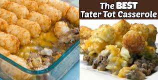These crispy cauliflower tater tots are addicting and fun to eat as a snack or a dinner as i created this recipe and photographed the tater tots i couldn't let any of them go to i was immediately addicted to these cheesy cauliflower tater tots! Tater Tot Casserole Recipe Kitchen Fun With My 3 Sons