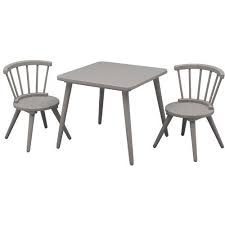 Nicklas Kids 3 Piece Windsor Writing Table And Chair Set Kids Table And Chairs Round Table And Chairs Kids Table Chair Set