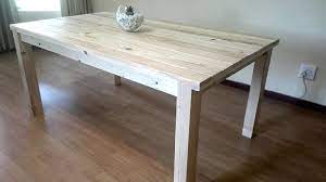 Custom Made Rustic Pallet Pine Dining Table Raw Sealant Finish Creator Creations Custom Wooden Furnitur Pallet Dining Table Dining Table Pine Dining Table