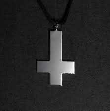 Upside Down Cross Pendant Necklace Satanic Cross Reversed Etsy Heavy metal bands and horrorcore rappers use it to sell records & to mock organized religion. upside down cross pendant necklace satanic cross reversed cross inverted cross logo satanic symbol satanism satan