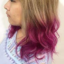 ローズピンク ローズピンクピンクのグラデーションカラー 個性的で可愛い creer for hair クレール 鴨池美容室 鹿児島美容室 kagoshima 美容師 throwカラー グラデーションカラー ローズピンクカラー グラデーションカラーピンク long hair styles hair beauty