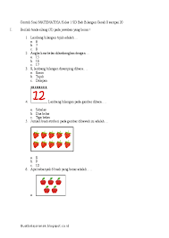 Doc Contoh Soal Matematika Kelas 1 Sd Bab Bilangan Cacah 0 Sampai 20 Abdul Mufid Academia Edu