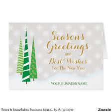 Check out mixbook's easy to use editor with 1000's of templates. Trees Snowflakes Business Season S Greetings Holiday Card Zazzle Com Custom Christmas Cards Business Holiday Cards Corporate Holiday Cards