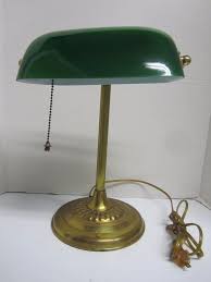 Antique Desk Lamp Green Glass Shade Antique Desk Glass Glassofficedeskideas Green Lam In 2020 Desk Lamp Lamp Bankers Desk Lamp
