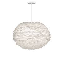 We recommend blowing the feathers with a hairdryer on a cold setting to fluff them up after being packaged tightly for. Feather Lampshade For Ceilings Umage White Feather Shade