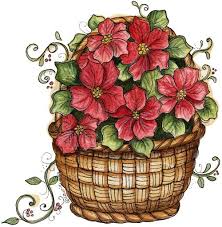 Picasa Web Albums Carmen Freer Santa Flower Drawing Clip Art Christmas Art