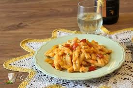 Caserecce Con Ragu Di Baccala E Peperoni