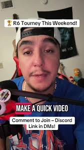 🏆 R6 Tourney This Weekend!