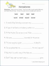 Homophones Worksheets For Grade 2 Homonyms Worksheets In 2020 Homophones Worksheets 2nd Grade Worksheets Homophones