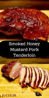 One of them is this one. Smoked Honey Mustard Pork Loin Slowpoke Cooking