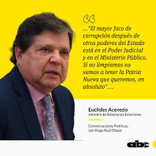 ConversacionesPolíticas| Conocé las razones por las cuales Euclides Acevedo  no se candidató por la ANR. 📲  www.abc.com.py/nacionales/2022/04/24/euclides-promete-impunidad-cero-y-dice-que-no-es-el-plan-b-de-nadie/