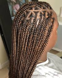Black And Dark Brown Knotless Braids 6 793 Likes 57 Comments Kisha Superbraider On Instagram Triangle Knotless Openings June 19 Braids Wig Colored Braids Girls Hairstyles Braids