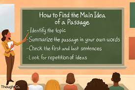 How does the image support the text and? What A Main Idea Is And How To Find It