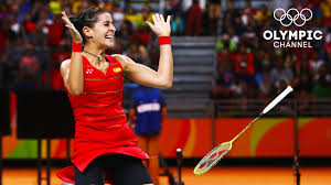 The year after, he becomes the 2017 world champion, once again defeating lin dan in the finals. 2 3 Carolina Marin Wins Badminton Gold 31daysofolympics Youtube