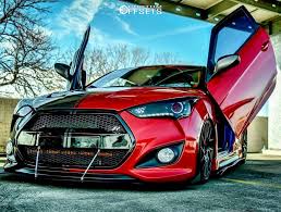 The veloster will again carry over as it enters the 2014 model year, as the model returns practically unchanged. 2014 Hyundai Veloster Wheel Offset Tucked Air Suspension 1372253 Team Stance