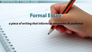 How to write introduction, body and conclusion of an essay in a better way? Formal Essay Definition Examples Video Lesson Transcript Study Com