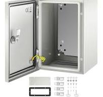 VEVOR Caja de Acero NEMA, Caja Eléctrica de Acero NEMA 4X de 12 x 8 x 8'',  Caja de Conexiones Eléctricas para Interiores/Exteriores a Prueba de Agua y  ...