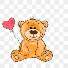 Cartoon Hand Drawn Love Balloon Teddy Bear Illustration Bear Clipart Pink Teddy Bear Png Transparent Clipart Image And Psd File For Free Download Teddy Bear Cartoon Bear Illustration Cute Love Teddy