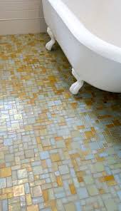 Selected categoryfloor & wall tiles. Mosaic Glass Tile Floor Eclectic Bathroom Jessica Helgerson Interior Design