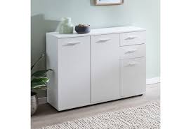 Holzkommoden & weitere schubladenschränke online kaufen. Wohnling Kommode Wl5 289 Mit Turen Schubladen 107x79x35 Cm Schrank Holz Weiss Flurschrank Modern Hertie De