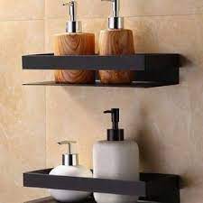 Metal Black Towel Hanger And Shelf Etsy Bathroom Shower Accessories Black Bathroom Accessories Bathroom Shower Organization