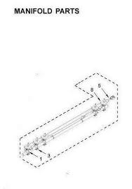 Whirlpool Oem Part W10885072 Manifold W10850515 Ap6027410 Whirlpool Whirlpool Oem Parts Oem