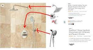 Align the diverter gate properly take the diverter gate and look inside of the spout. Shower Head And Handheld Without Using A Diverter