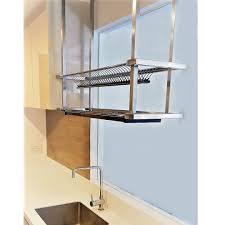 Ceiling Suspended Dish Rack Home Appliances Kitchenware On Carousell Kitchen Inspirations Hanging Racks Home Storage Organization