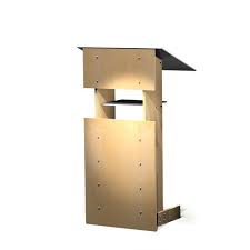Designed as an accent piece for your platform or as a secondary podium, the speaker is expertly crafted, light, portable and durable. Modern Wooden Podium Designs Google Search Podium Design Design Podium