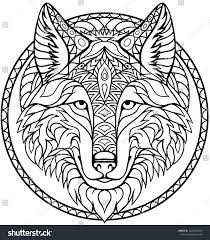 Coloriage.info vous présente le dessin tete de loup mandala pdf en ligne gratuitement d'une résolution de 773x1000. Epingle Sur Adult Color Pages