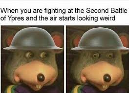 Chuck E Cheese And World War I Chuck E Cheese Stare Know Your Meme