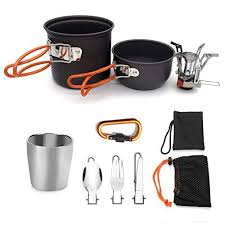 Kit De Casseroles Camping En Aluminium Portative Legere Ustensiles De Cuisine Poele Casseroles Exterieure Ave Ustensile Cuisine Batterie De Cuisine Ustensile