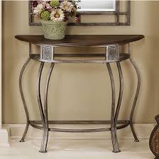 3 out of 5 stars with 2 ratings. Furniture Living Room Furniture Mirror Half Moon Mirror Mirrored Console Table Metal Console Table Contemporary Console Table