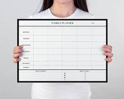 Family Wall Calendar Printable Weekly Planner Minimalist Large Calendar Family Organizer Pl Weekly Planner Printable Calendar Printables Planner Organization