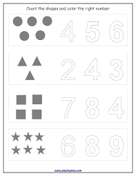 Maths Maze Worksheet Preschool Learning Numbers Worksheets