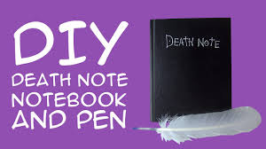 In his room, he finds, to his horror/fascination, that the death note is real, and owned by ryuk, a shinigami (death god). Diy Death Note Notebook Quill Pen For Anime Fans Craftymcfangirl Com Tutorial Youtube