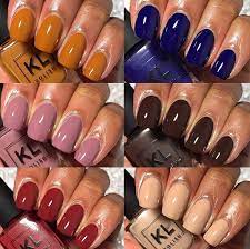 Checa estos tonos y dale luz a tu piel y a tus manos. Kl Polish Unas Para Piel Morena Manicura Para Unas Cortas Unas Indias