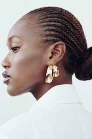 Zara DOUBLE HALF HOOP EARRINGS