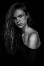 Girl With Attitude Black And White Low Key Europien Blond Brunette Woman Female Portrait Phot Photography Women Studio Photography Fashion Model Photography