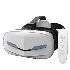 Vr Headset Virtual Reality Glasses 2017 Newest 3d With Remote Controller For Iphone Android Play Your Best Mobi Virtual Reality Glasses Vr Headset Vr Goggles