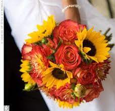 Sunflower wedding bouquets in loads of different styles. Myinspiredwedding Com Sunflower Wedding Centerpieces Wedding Flower Arrangements Fall Fall Wedding Centerpieces