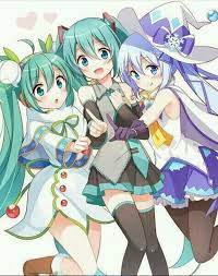 The Miku Squad We Just Need Sakura Miku Zatsune And Uh Others 3 Bottle Too Croquis De Dessin Anime Dessin Manga Anime Mangas