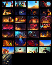 Pin By Martin Z Explorer On Color Script Color Script Disney Concept Art Background Design